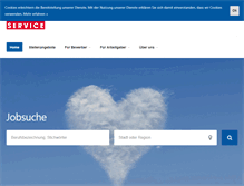 Tablet Screenshot of personell-service.de